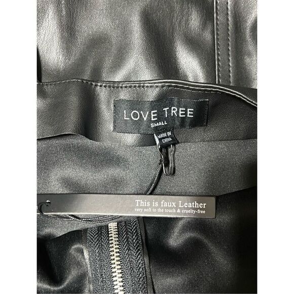 Love Tree NWT Vegan Leather Sexy Sleeveless Strappy Dress Size Small - Picture 4 of 4